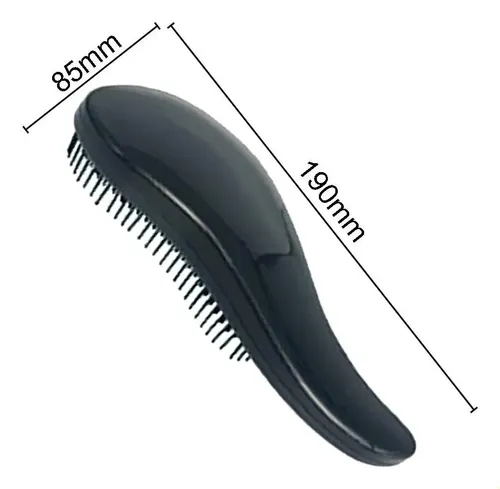 Cepillo Antiestático Negro Para Cabello – Suave Y Eficaz