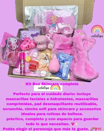 Set Facial Belleza Skincare Mascarillas Box Spa Surtida Pad