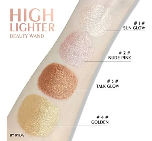 Varita De Belleza Kyda Highlighter, Iluminador Facial Con Co