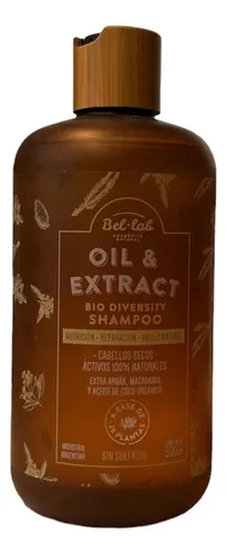Bel Lab Oil & Extract Shampoo Natural Fórmula Cabellos Secos