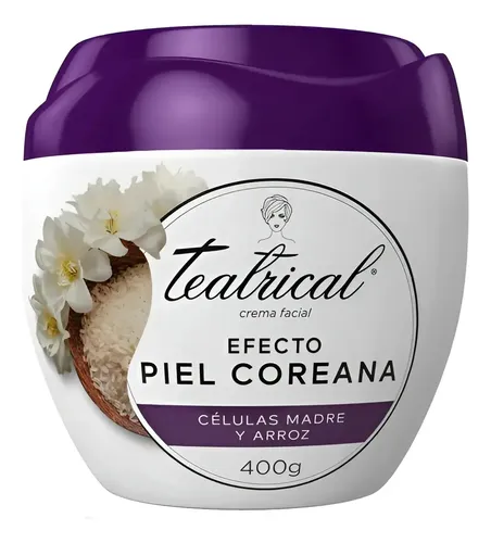 Crema Facial Teatricl Coreana Celulas Madre Y Arroz X100g Todo Tipo De Piel Día/noche