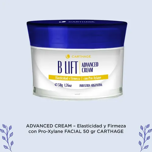 Crema Reafirmante Carthage B Lift Hialuronico Antiarrugas