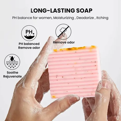 Jabón Íntimo Natural Y Orgánico 2 Piezas Laiqucraft