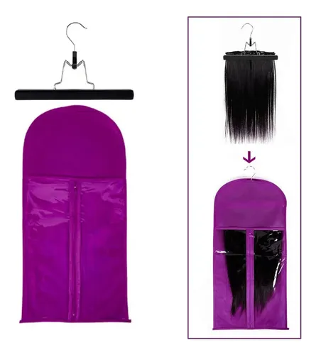 Set De Soporte Y Bolsa Para Extensiones De Cabello