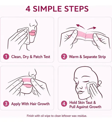 Bandas Faciales De Cera Fría Healhue 39 Count