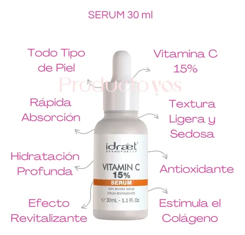 Rutina Completa Skincare Mejora Manchas Vitamina C Idraet