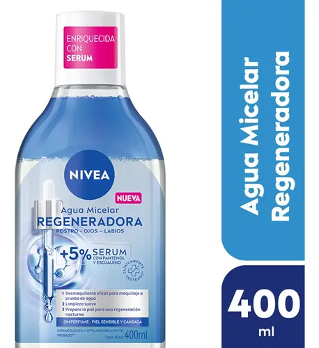 Nivea Agua Micelar Regeneradora Enriquecida Con Sérum Piel S