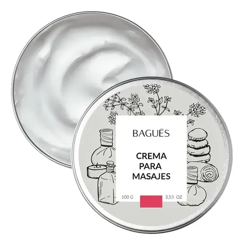 Crema Para Masajes Bienestar Bagues