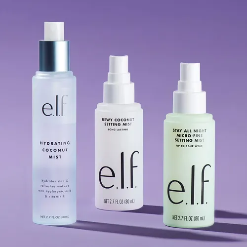 Spray Fijador De Maquillaje E.l.f. Dewy Coconut Con Té Verde