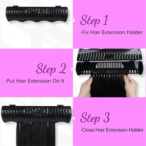 Soporte Para Extensiones De Cabello Para Peinar, 4 Unidades