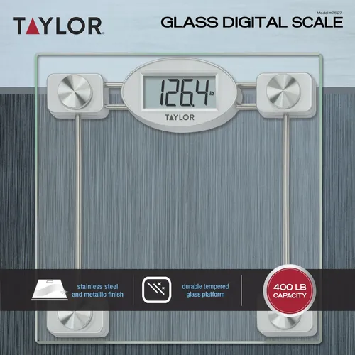 Báscula Electrónica Taylor Glass 180 Kg/400 Libras