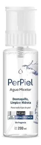 Perpiel Agua Micelar Monofasica Sin Fragancia X 200 Ml