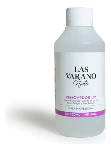 Removedor Uv Uñas Acrílicas Gel Softgel Las Varano 500ml