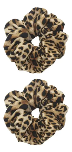 2 Lazos Para El Pelo Con Estampado Animal Con Estampado Anim