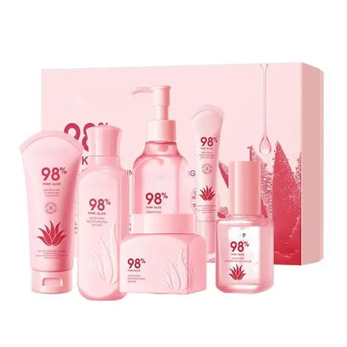 Set De Cuidado Facial Hidratante Con Aloe Vera, Caja De Rega