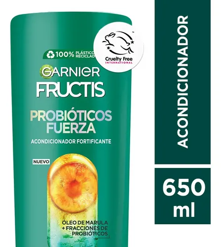 Acondicionador Garnier Fructis Probióticos Fuerza 650 ml