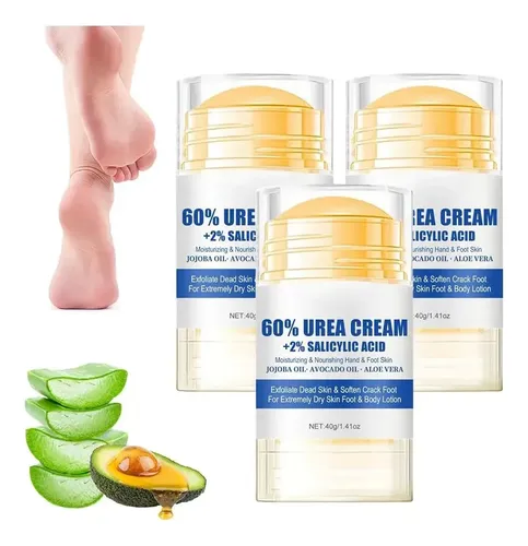 Crema Hidratante Para Pies, Crema De Urea Con 60% Urea Má