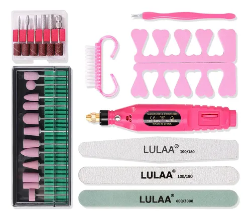 A Mini Máquina De Limar Uñas, Set De Pulido Eléctrico,