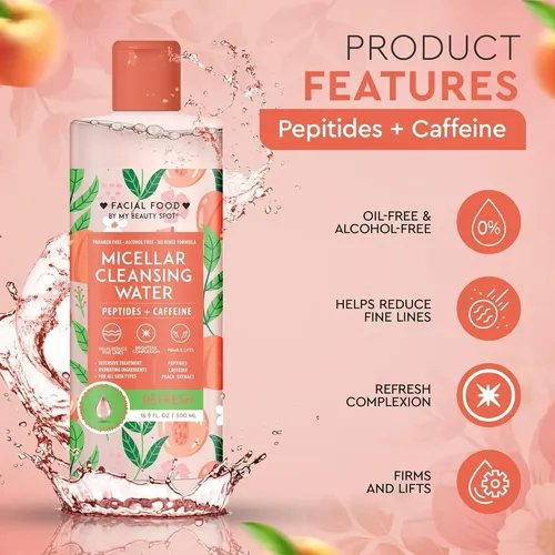 Agua Micelar My Beauty Spot Durazno 500 Ml Hidratante