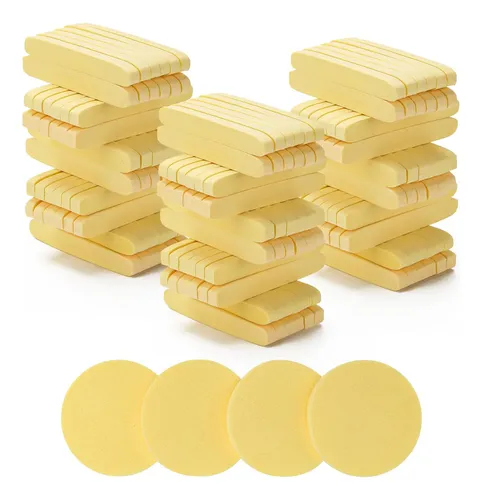 Esponjas Faciales Luxiv 360+1 Unidades Comprimidas Con Estuc