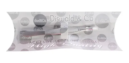 Pinza Depilar Diswald & Co 1931 Punta Plana Acero Inoxidable 7cm