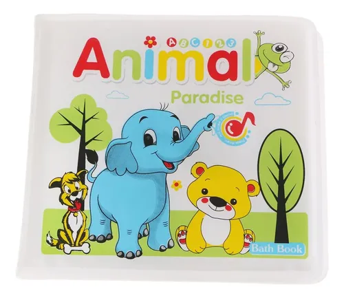 Libro De Baño Para Niños Paraíso Animal