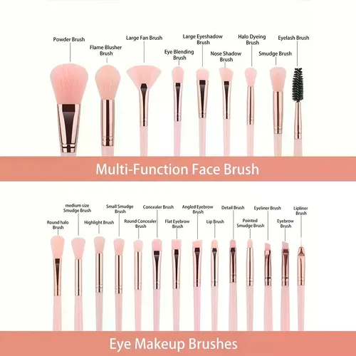Set Completo De 37 Brochas De Maquillaje-