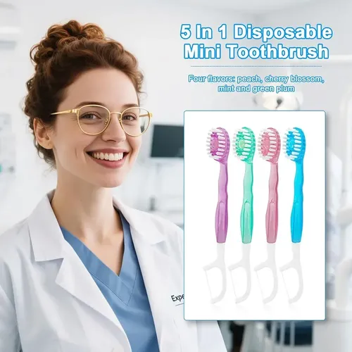 Cepillos De Dientes Desechables 26u Con Hilo Dental Pack Of 26