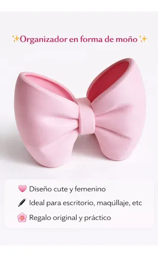 Organizador Moño Lazo Porta Brochas Lapicero Coquette