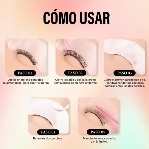 Removedor Para Extensiones De Pestañas En Gel 5g Cherimoya