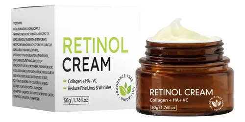 Crema Facial Retinol 50ml Hidratante Antiarrugas Mujer
