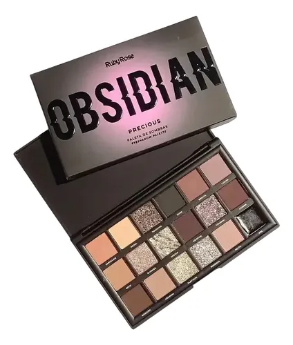 Ruby Rose Paleta De Sombras Obsidian