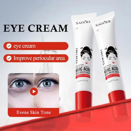 Crema Para Ojos Con Ácido Kójico Sadoer: Hidratante E Ilumin