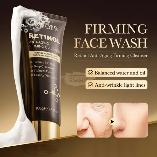 Limpiador Facial Sadoer Retinol Antiedad Reafirmante 100gr
