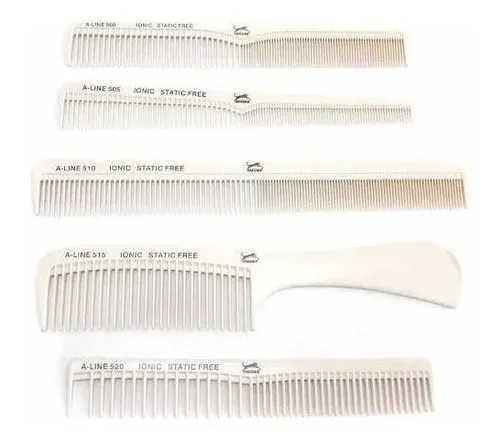 Jaguar A-line Kit 9 Peines Profesionales Cabello Beige Pelo