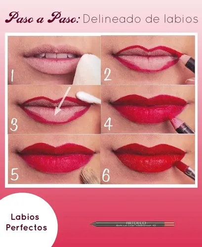 Set 6 Delineadores Labios Crayon Retractil 6 Colores