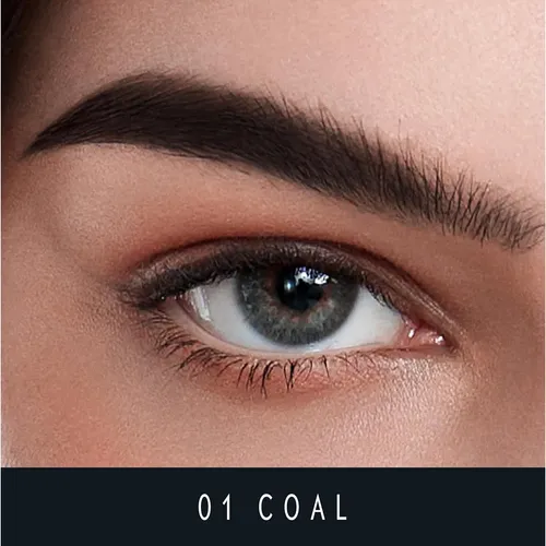 Lápiz De Cejas Resistente Al Agua Genesis Superstay 01 Coal