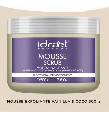Exfoliante Facial Y Corporal Idraet Mousse Scrub Limpieza