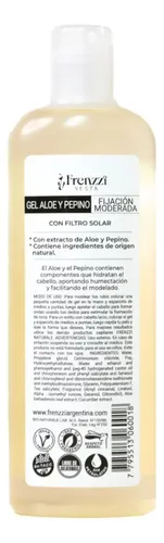 Frenzzi Gel Finalizador De Lino + Gel Aloe Y Pepino