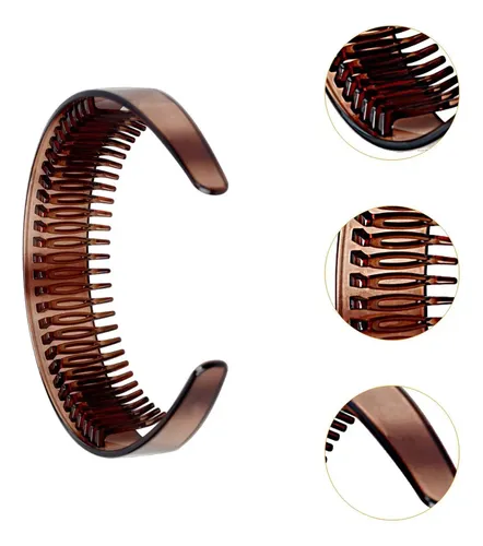 Diadema Dentada Extendida Travel Brown Para Mujer