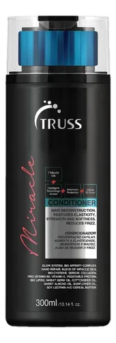 Condicionador Truss Miracle Em Garrafa De 300ml Com 1 Pacote