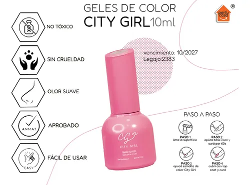 Kit Uñas Esmaltadas Semipermanente Set Completo Polygel Uv