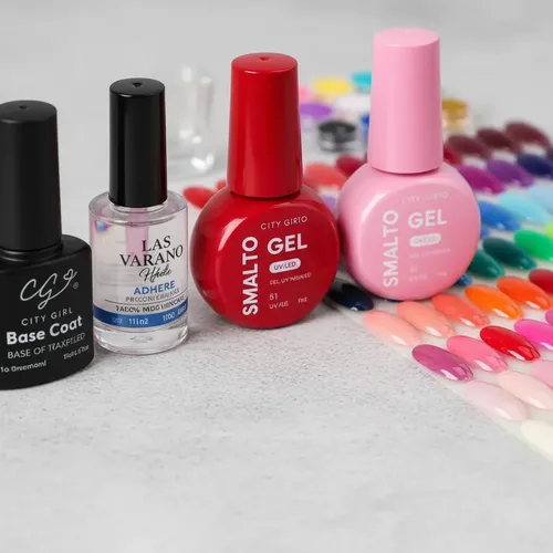 Kit Profesional Completo Uñas Soft Gel Led Uv X57 Piezas