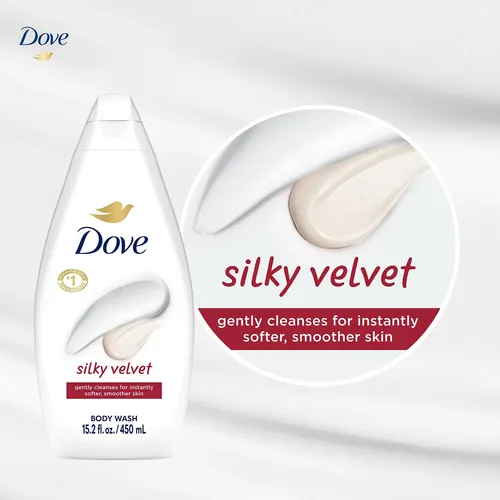 Jabón Líquido Corporal Dove Silky Velvet 900ml Hidratante