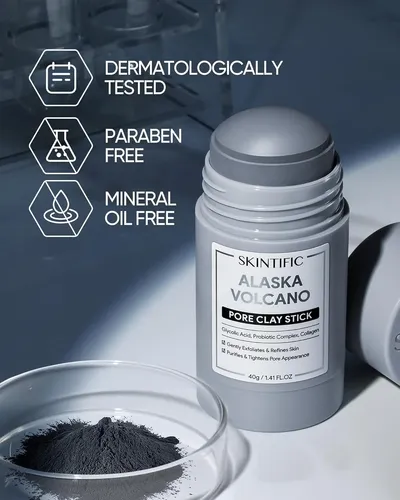 Skintific-mascarilla De Barro Con Arcilla Natural De Volcán.