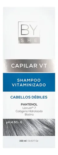 By She Capilar Vt Shampoo Vitaminizado Cabello Débil 250ml