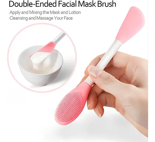 Cepillo Exfoliante Facial De Silicona Limpiador 1u
