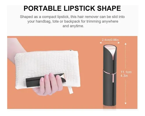 Depiladora Facial Sin Dolor Para Mujer, Diseño Compacto Y