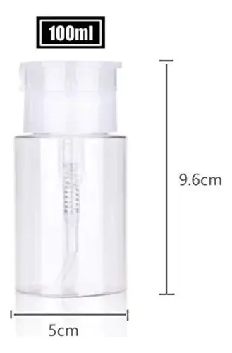 Dispensador De Botella Vacía Lassum De Plástico De 100 Ml, 2