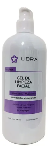Gel Limpieza Facial Piel Grasa Niacinamida X 500 Ml Libra